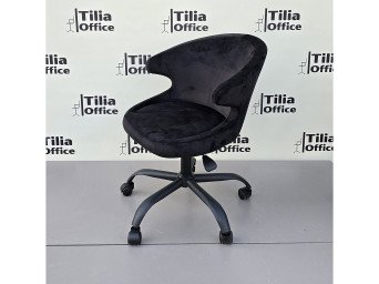 Coket Çalışma Koltuğu Siyah Yonca Ayak Siyah